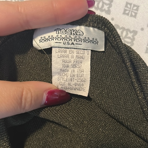 Toska USA Green Cardigan- Large - Picture 4 of 5